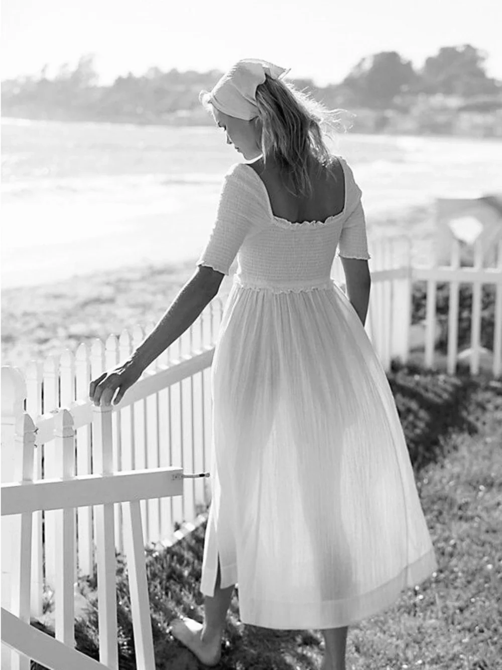 Free People smocked square